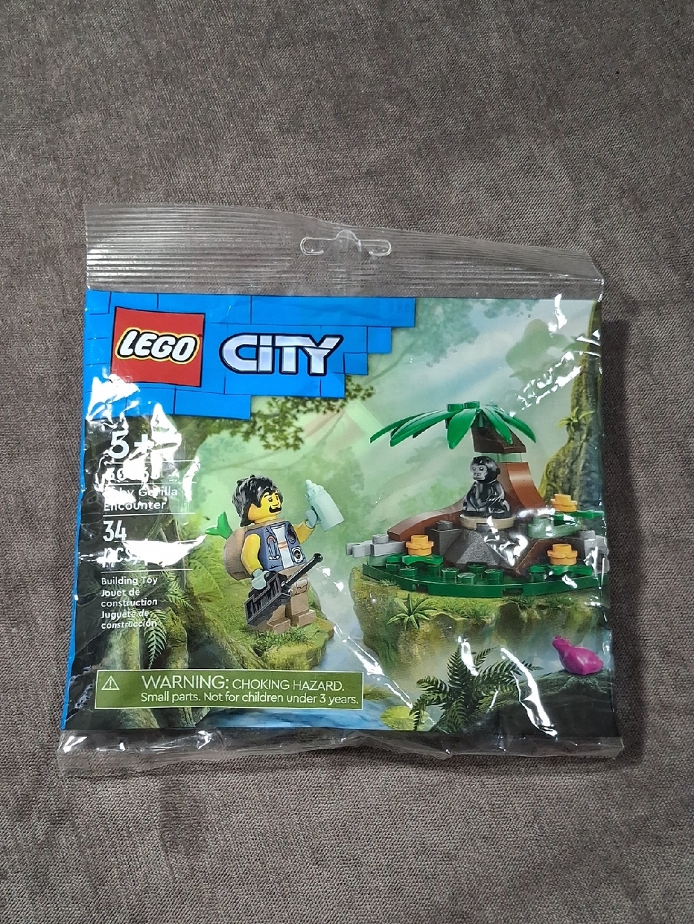 LEGO City Baby Gorilla Encounter 30665 34 Pieces Age 5+ NEW
